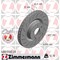 Zimmermann Brake Disc - Standard/Coated, 400.5502.20 400.5502.20 - alternate 1